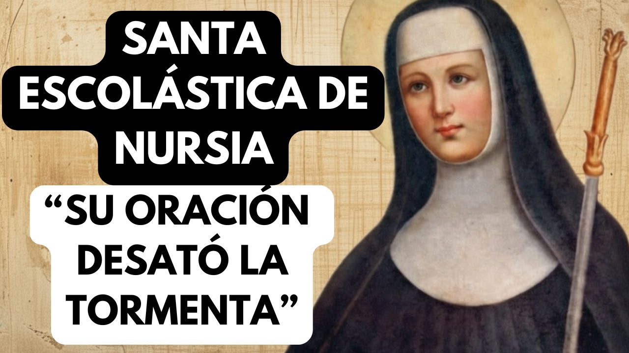 Pidió una ULTIMA NOCHE | Patrona de las MONJAS BENIDICTINAS | SANTA ESCOLÁSTICA DE NURSIA