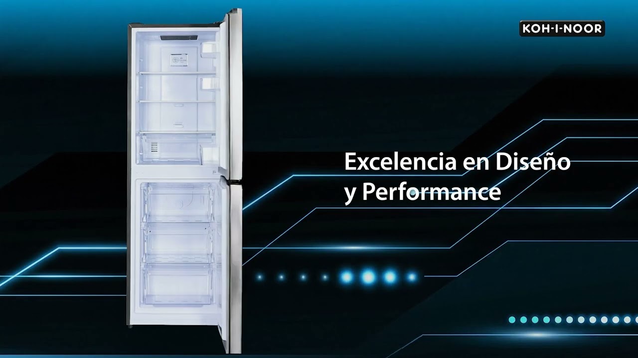 Heladera KOH-I-NOOR KHGA25NI/9 ese equilibrio justo entre Heladera y Freezer que necesitás