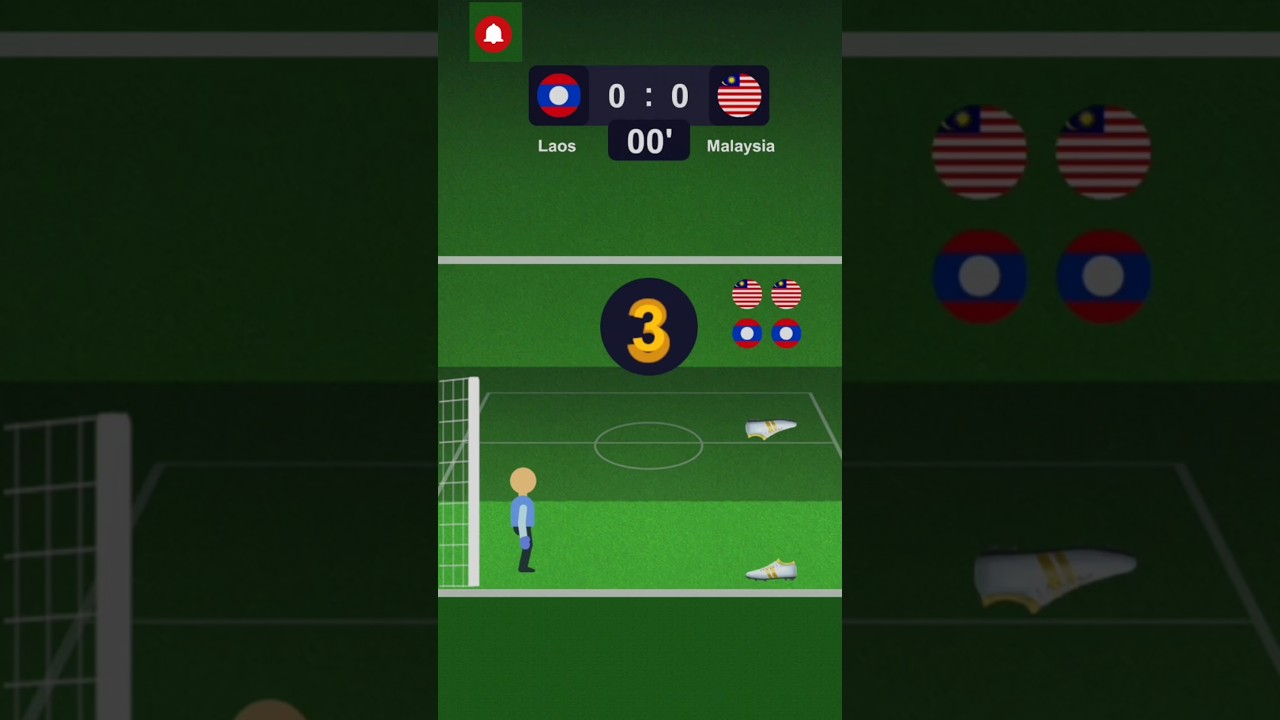 Beat The Keeper ⚽ Laos vs Malaysia | AFC Asian Cup 2025 | Marble Prediction Match