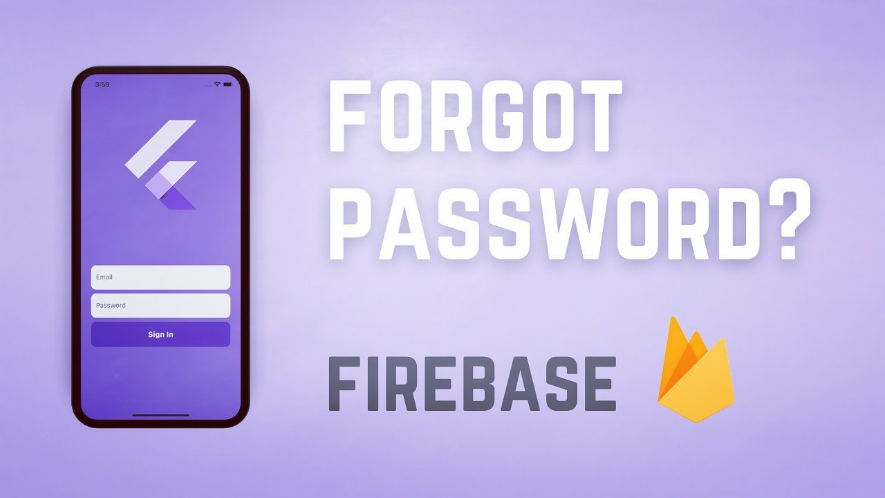 📱Reset Password • Firebase x Flutter Tutorial ♡