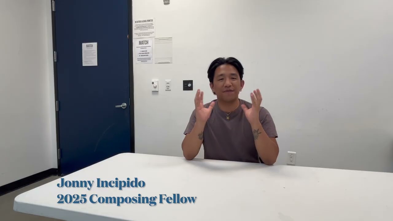 2025 Texas New Music Festival Composer Fellow - Jonny Incipido