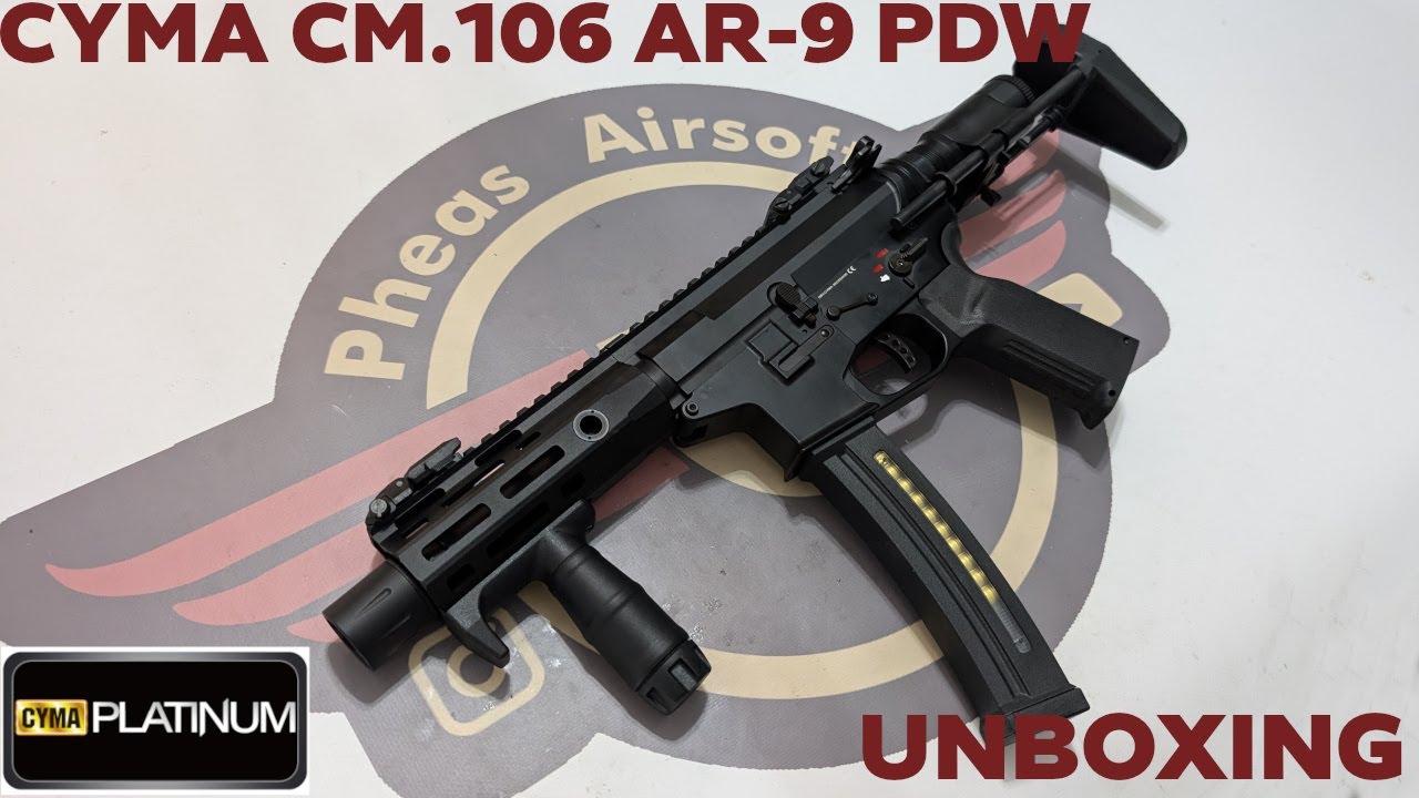 [UNBOXING] CYMA PLATINUM CM.106 AR-9 PDW - The name says it all!!