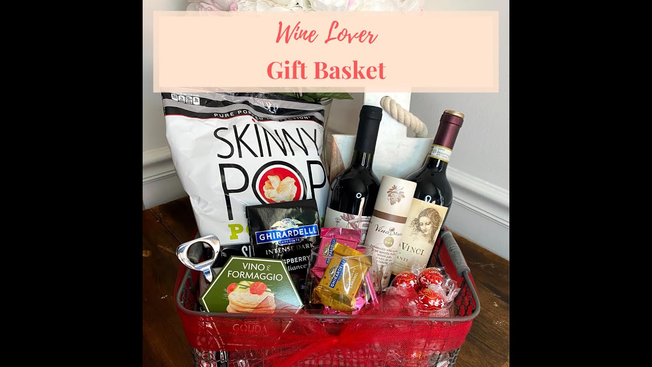 How To Make A Wine Gift Basket DIY {Homemade Gifts, Easter Basket Ideas, Christmas Gifts}