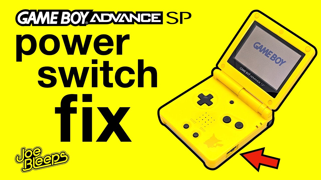 Руководство по устранению неисправностей и ремонту переключателя питания Game Boy Advance SP