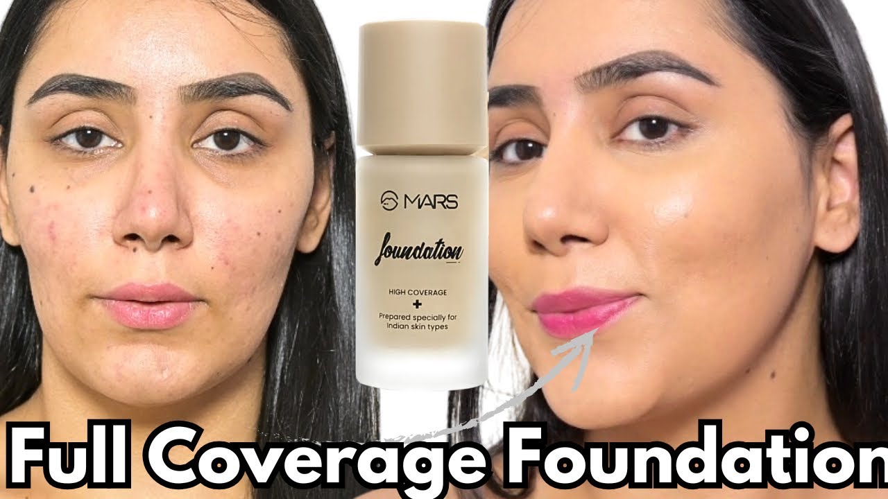 Mars cosmetics High Coverage Foundation | Super affordable Full Coverage Foundation under ₹500/-