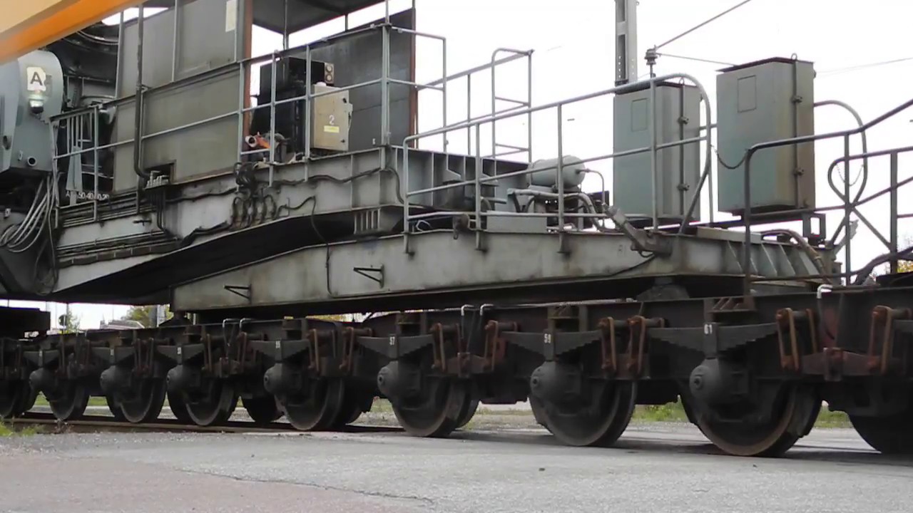 ABB transformer heavy railway wagon