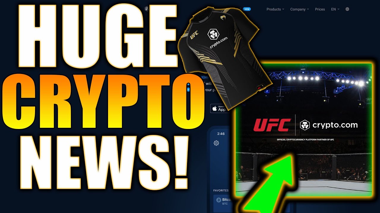 WHY IS THIS HUGE!? MASSIVE ADOPTION CONTINUES - Crypto.com UFC Partnership! Crypto Partnerships!