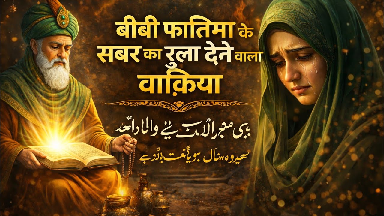 बीबी फातिमा के सब्र का रुला देने वाला वाक़िया |sufi taleem 
