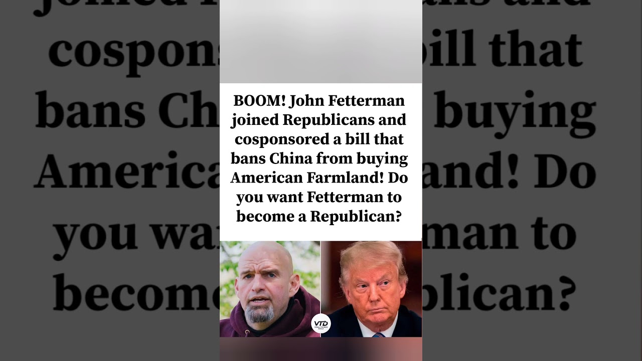 Bipartisan Senate bill targets Chinese farmland purchases. #News#shorts #fyp #foryou
