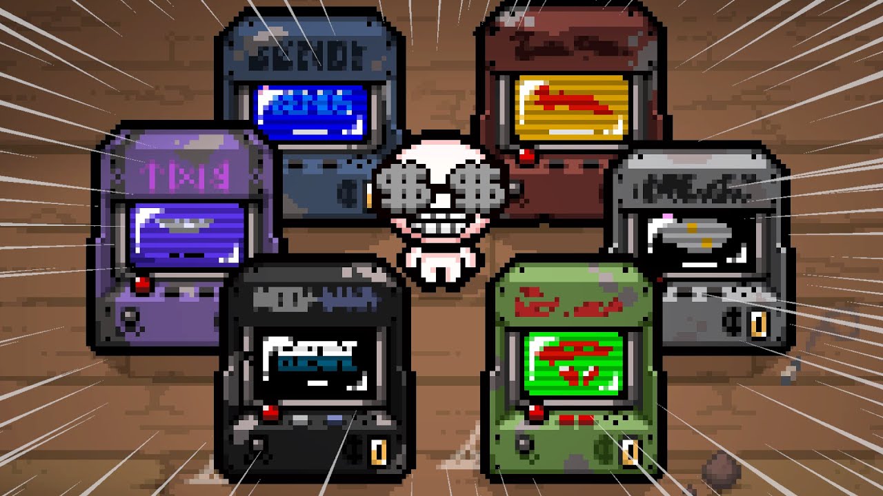 В Isaac можно играть в мини-игры!!! - Игровые автоматы