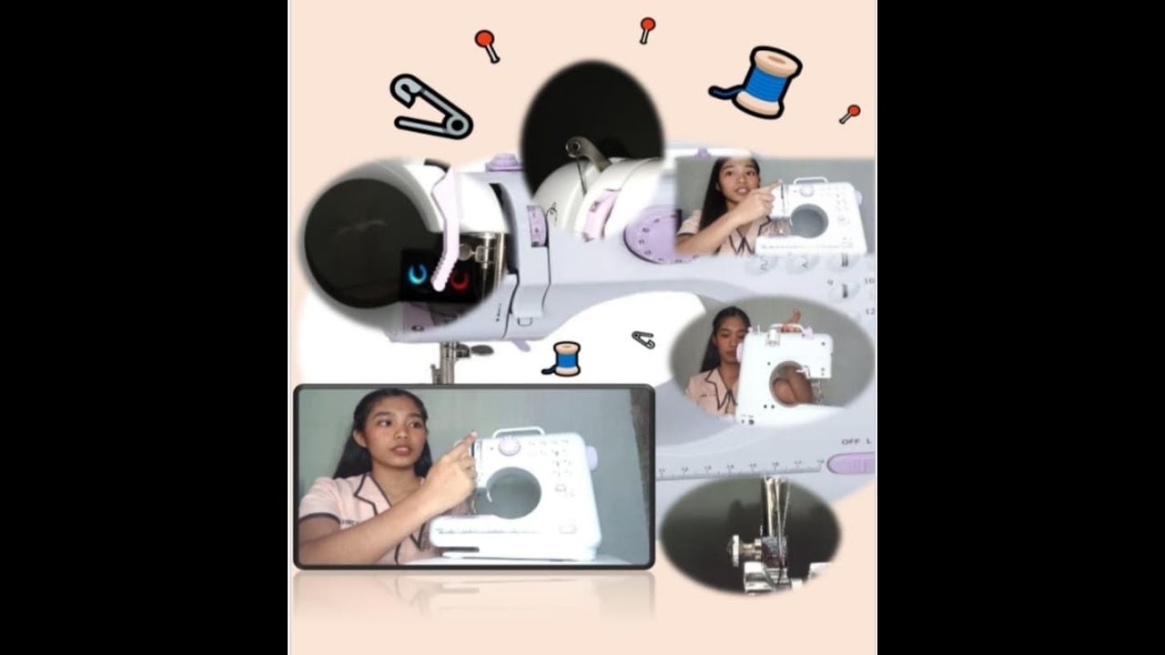 IDENTIFYING THE PARTS OF THE SEWING MACHINE | Multifunctional Electric Portable Sewing Machine Speed