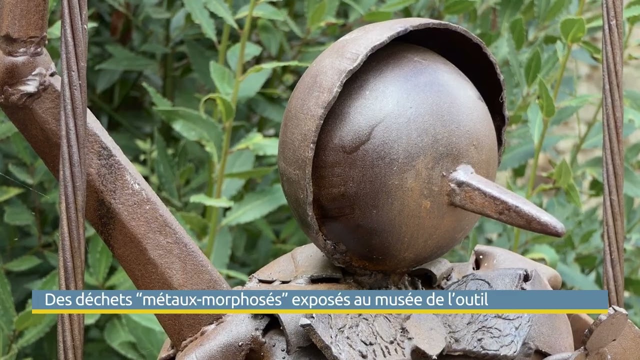 Des déchets “métaux-morphosés” exposés au musée de l’outil