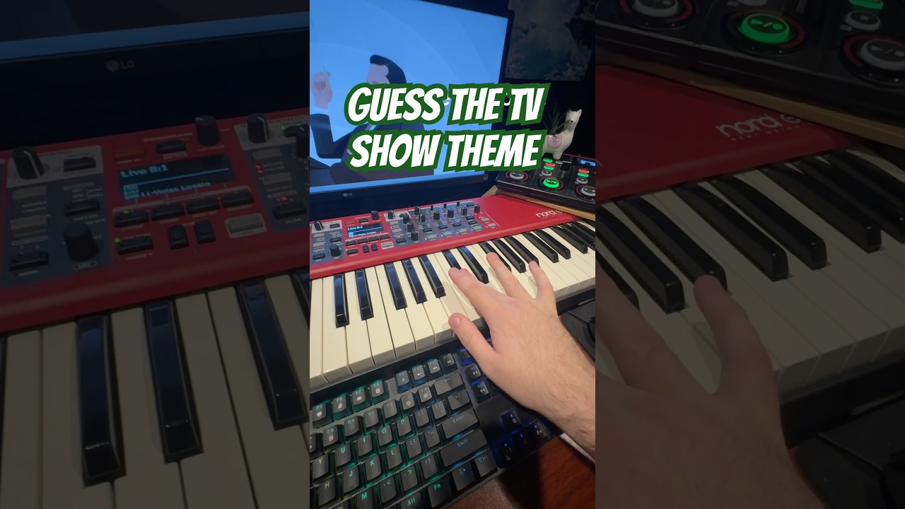 Guess the TV show theme!! 94.8% ACCURATE 🔥🎹