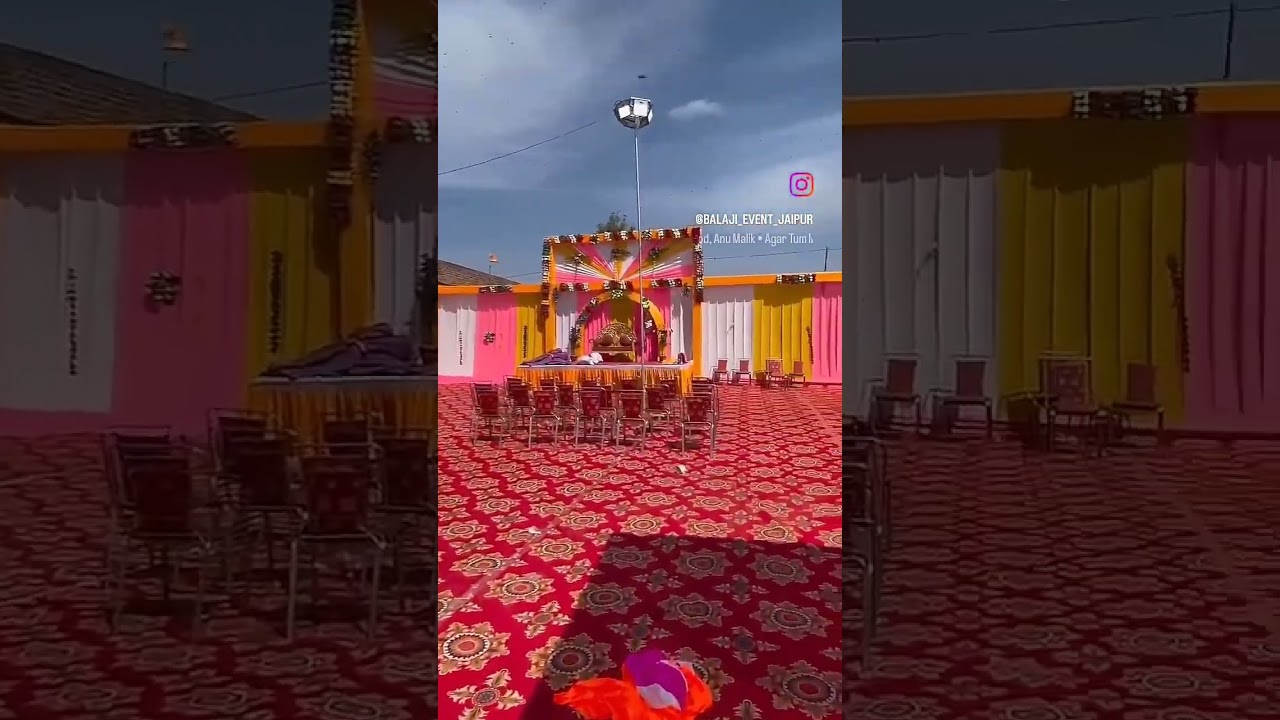 Balaji Tent Event & Light Decoration Jaipur #event #weding #weddingdecor #decoration #tent