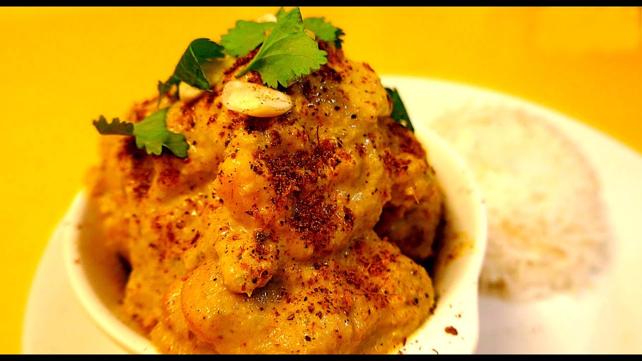 Murgh Badami - Chicken In Almond Sauce
