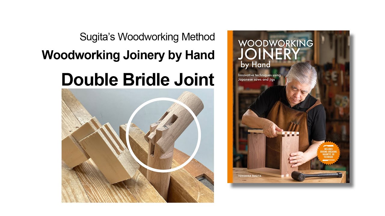Cutting Double Bridle Joint on A Dowel By Hand