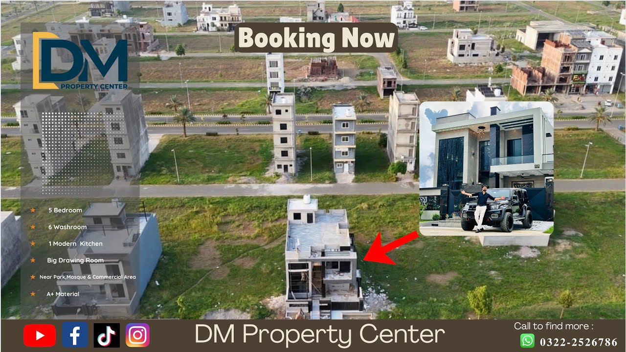 Coming Modern Designer Double heighted House for Sale  By DM Property Center in Citi Housing Sialkot