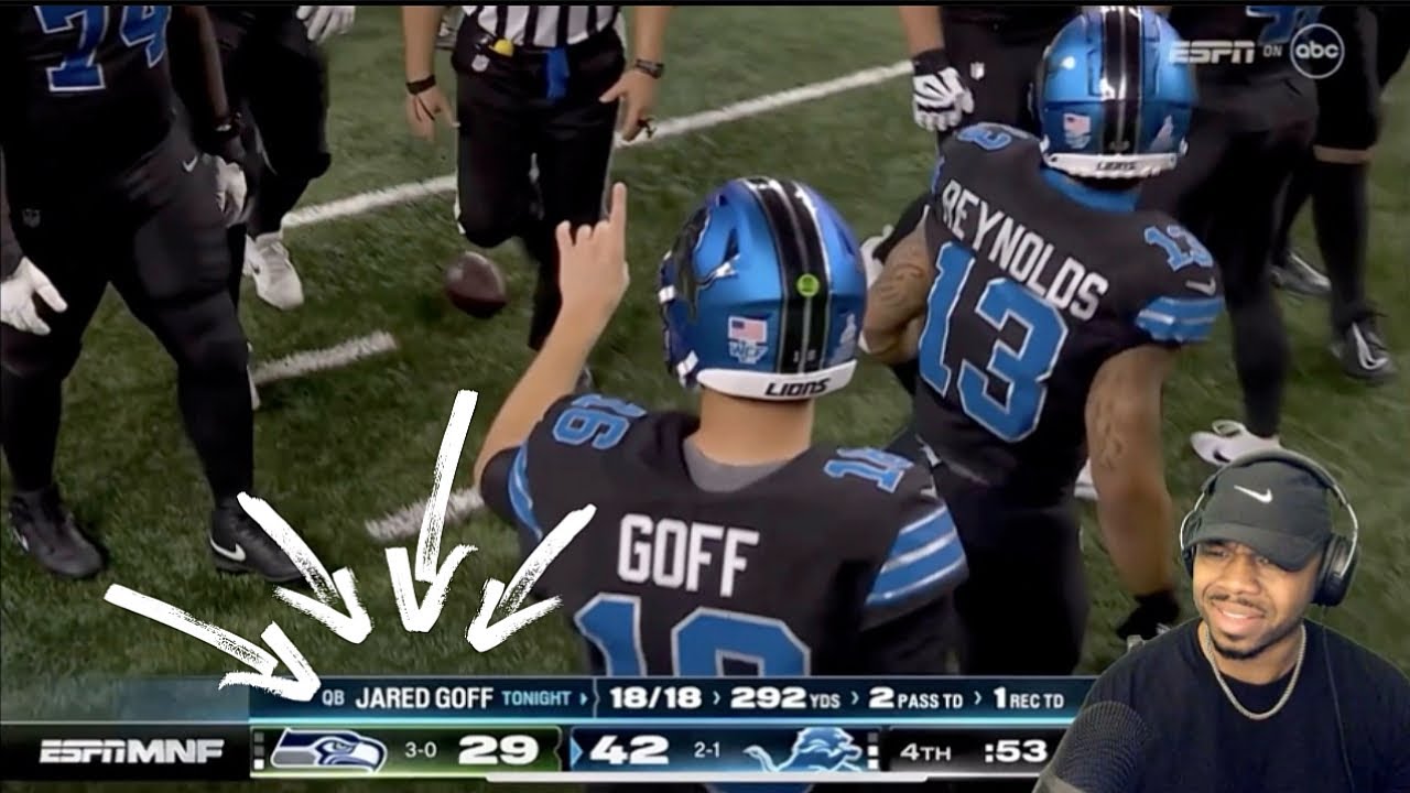 Why is Jared Goff’s PERFECT GAME vs Seahawks not getting more attention? | Detroit Lions
