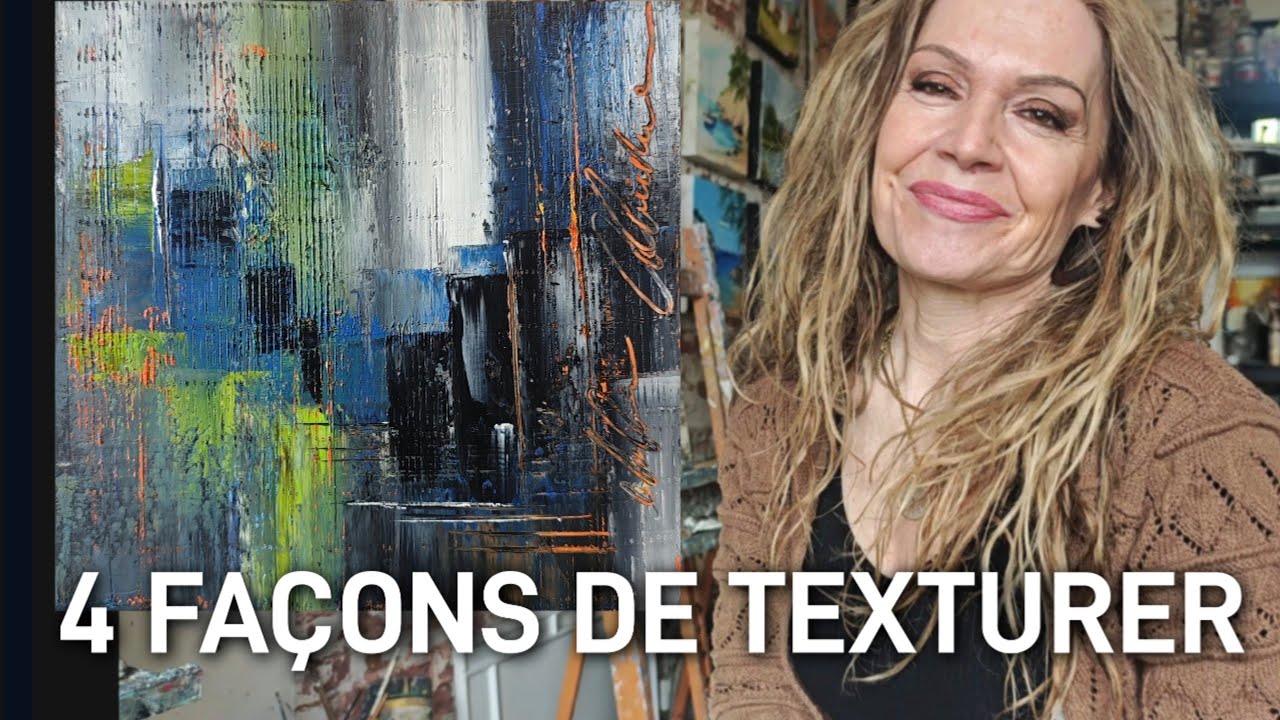 4 FAÇONS DE TEXTURER UN FOND par Nelly LESTRADE 