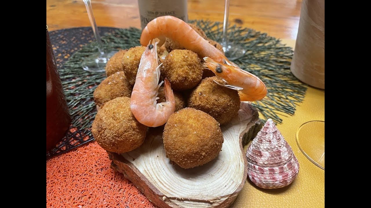 Recette tapas: croquettes de crevettes 🦐