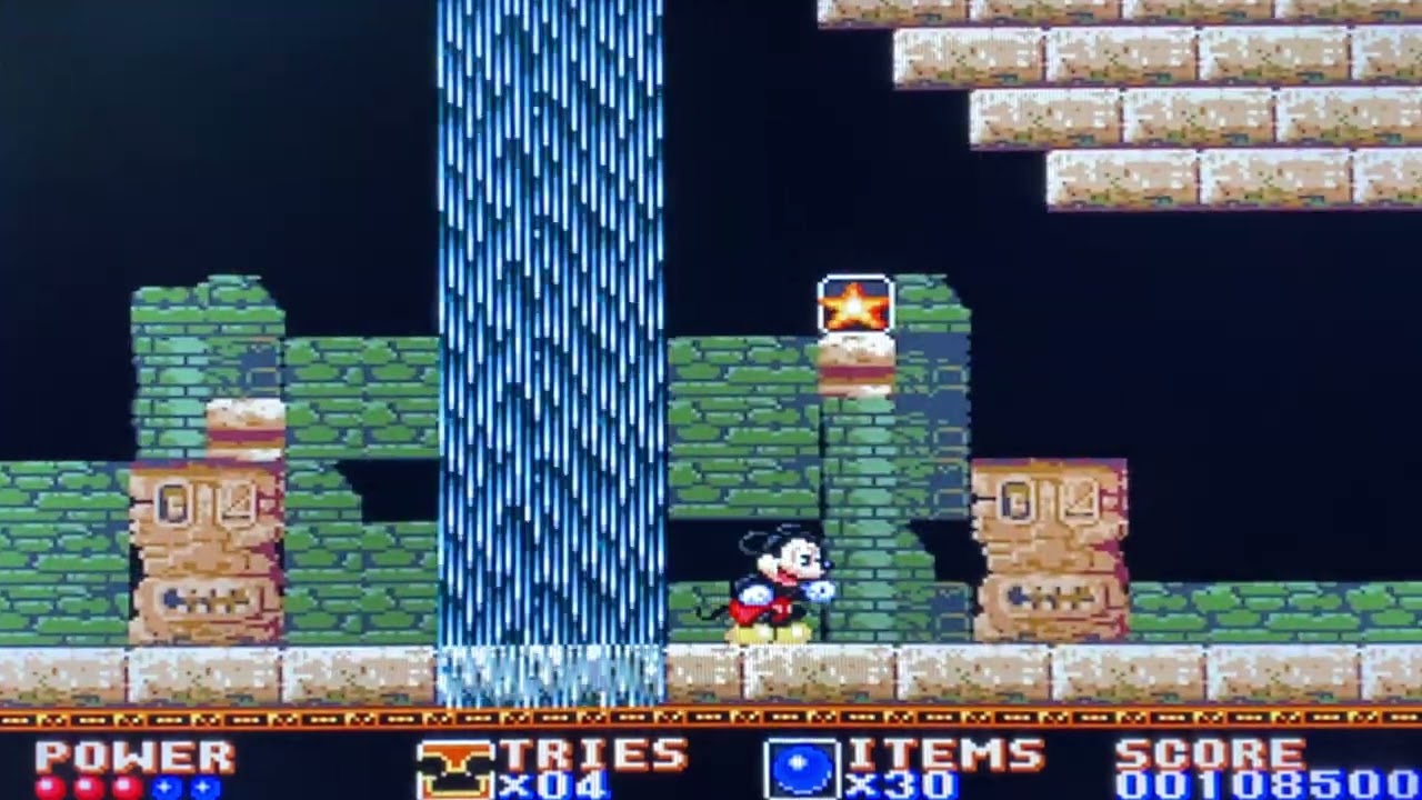 Castle of Illusion on Genesis stage 3
