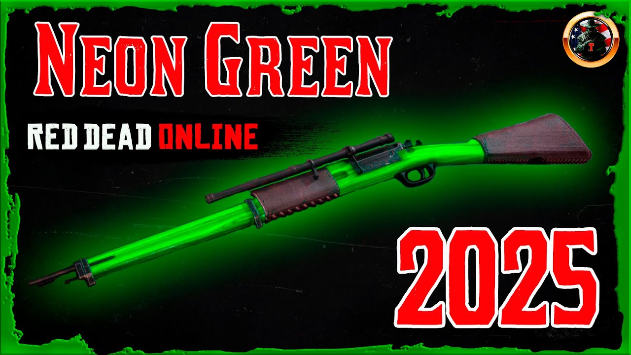RDO How to Get💥NEON GREEN💥Bolt Action Rifle in Red Dead Online