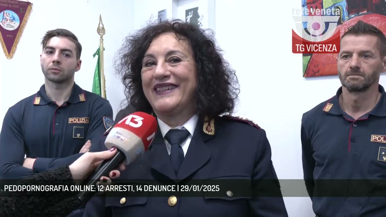 PEDOPORNOGRAFIA ONLINE: 12 ARRESTI, 14 DENUNCE | 29/01/2025