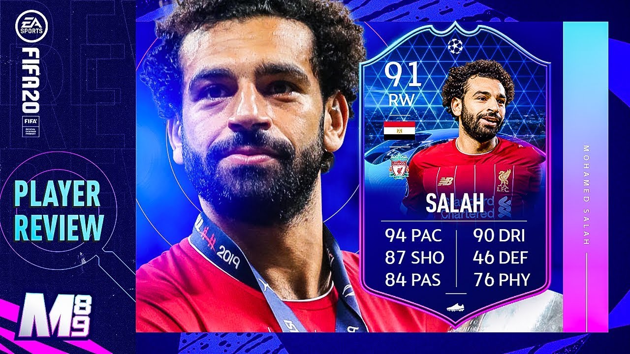ОБЗОР TOTGS САЛАХА В FIFA 20 | ОБЗОР ИГРОКА TOTGS САЛАХ 91 | FIFA 20 Ultimate Team