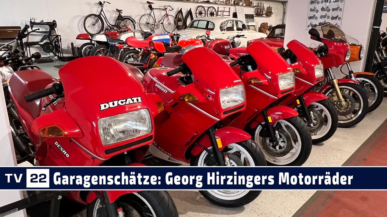 Garagenschätze: Georg Hirzingers seltene selbst-restaurierte Motorräder von Puch, Ducati, MV Augusta