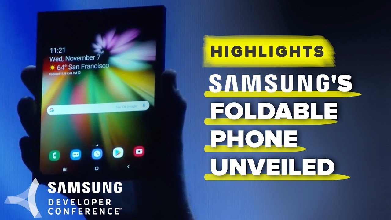 Samsung Developer Conference 2018 highlights: Foldable phone display first look