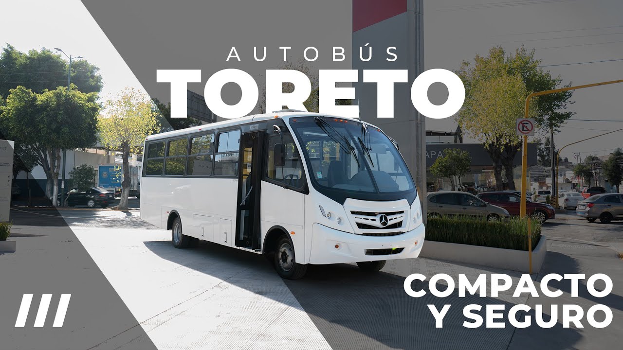 Compacto y seguro así es el Autobús Toreto de Mercedes-Benz.