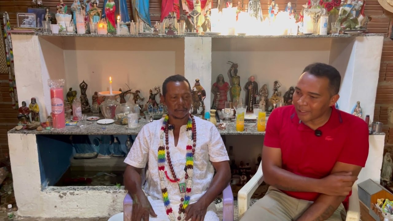 Segunda Parte da nossa Entrevista com pai Celino da tenda de umbanda Pai Joaquim das Cachoeiras 