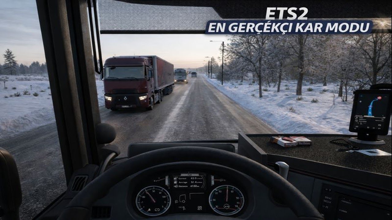 ETS2 En Gerçekçi Kar Modu ❄️ | PNG WinterExperience | DAF ile Zorlu Kış Sürüşü
