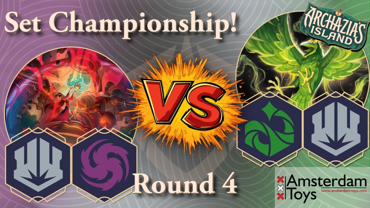 Amethyst Steel vs. Emerald Steel in the Archazia's Island Lorcana Set Championship!