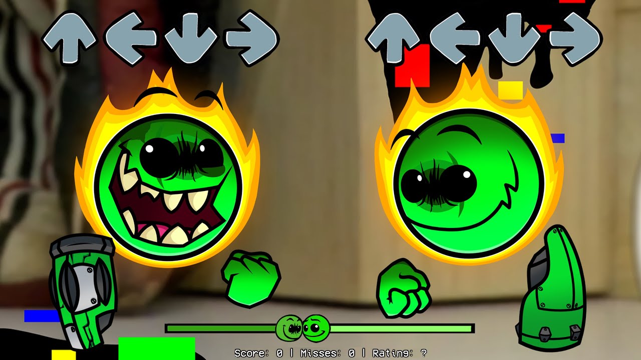 FNF NEW Fire In The Hole V5 VS Geometry Dash 2.0 All Phases Sings Sliced | FNF Geometry Dash 2.2
