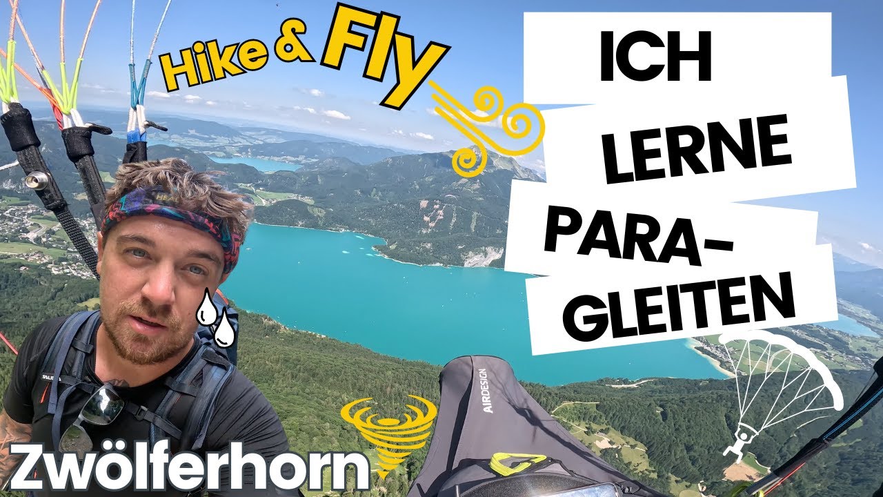 Am Zwölferhorn mit feinster Aussicht und geilster Thermik ! War das mein Schönster Flug?!