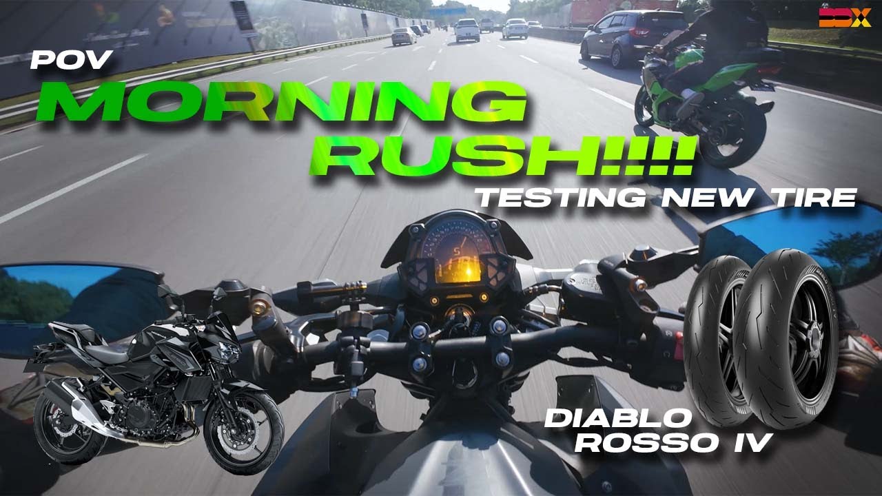 MORNING RUSH! HENYAK TAYAR BARU! | DIABLO ROSSO IV | POV PURE SOUND | Z250 | DJI OSMO ACTION 4