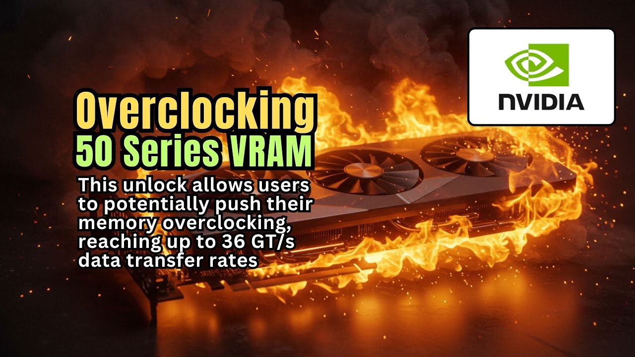 Overclock RTX 5090 VRAM to 36GTs #nvidia #rtx #rtx5090 #rtx5080 #rtx5070 #rtx5070ti @3DGAMEMAN