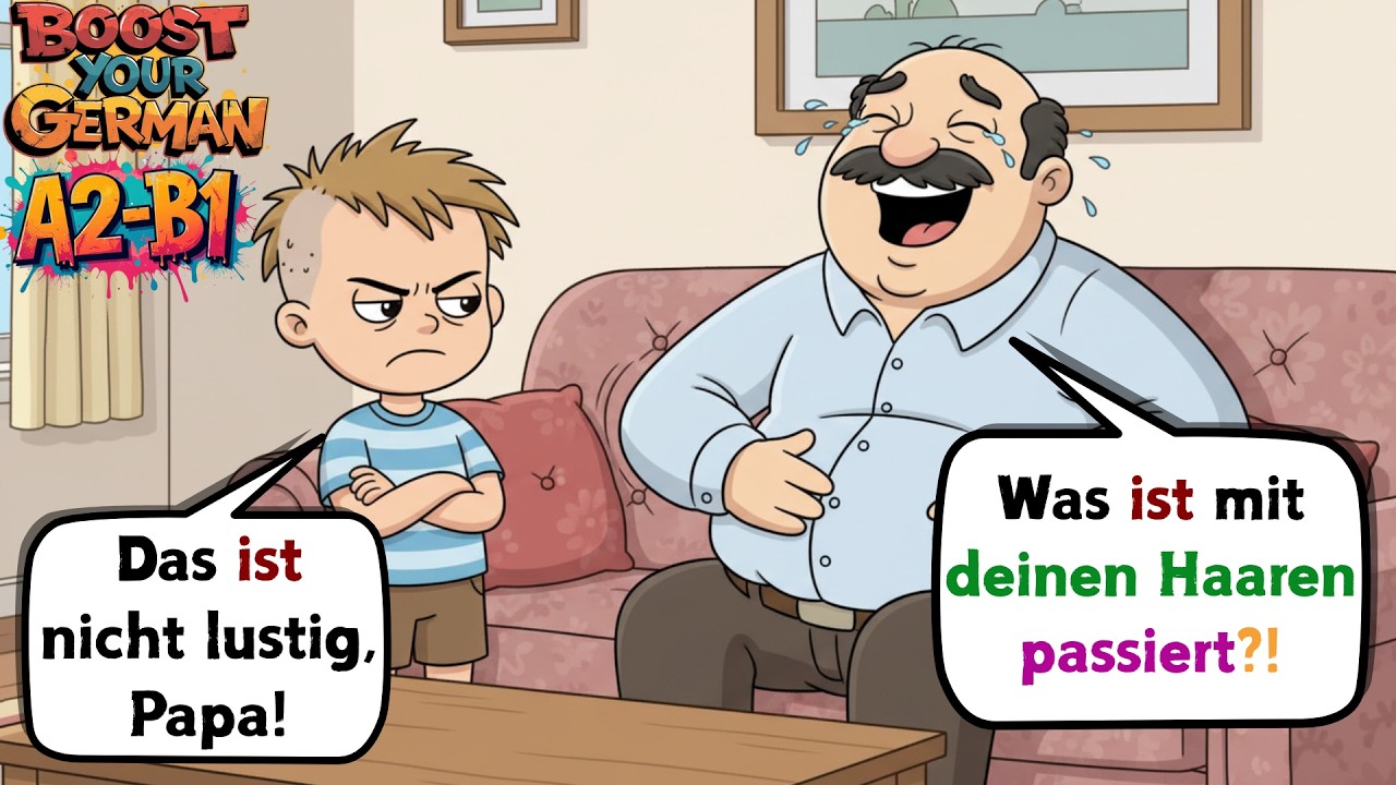 German Made Easy 🇩🇪👨‍👦 | Father and Son Daily Family Conversations 🏡