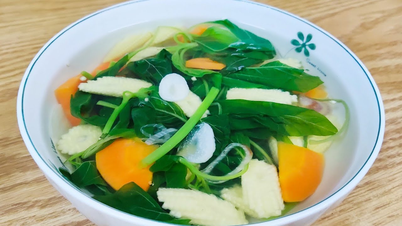 MASAK SUPER PRAKTIS MENU BEBAS KOLESTEROL TANPA MINYAK / SAYUR BENING BAYAM JAGUNG MUDA 