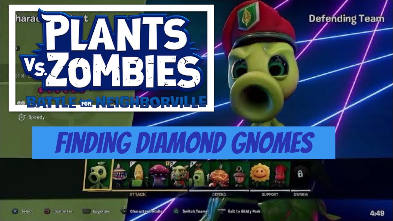 PVZ Diamond Gnomes in Mount Steep|Andrew Game Shack