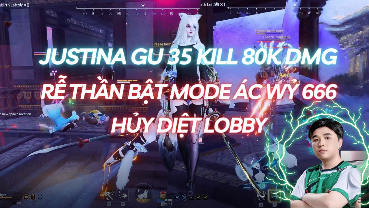 JUTINAGU 35 KILL 80K DMG TOP 1 SOLO TRIOS | [ Naraka cùng Rễ Thần #10 ]