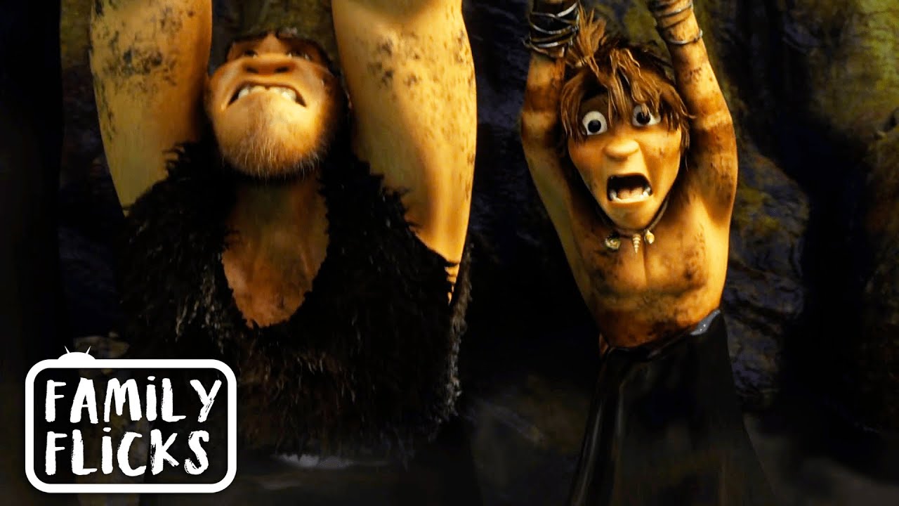 Trapped In Tar | The Croods (2013) | Family Flicks