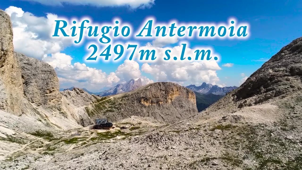 Pozza di Fassa - daily vlog1 - Rifugio Antermoia: GoPro Hero 6 & Parrot ANAFI drone