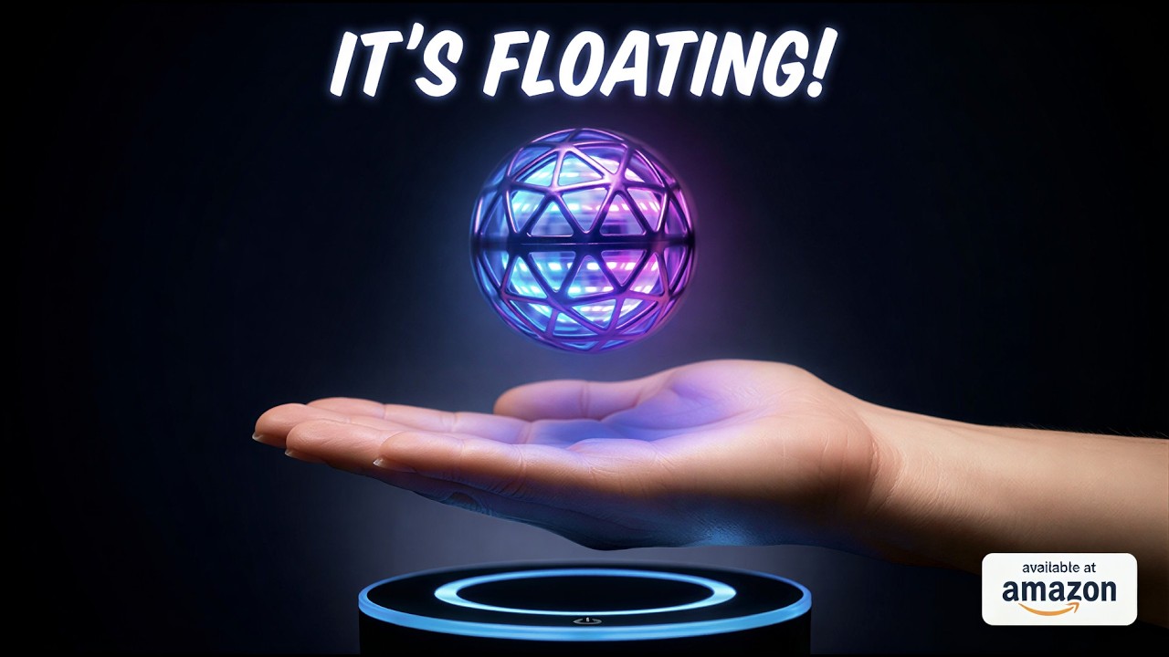 Watch This Sphere Float Mid-Air – Real Magnetic Levitation on Amazon Now