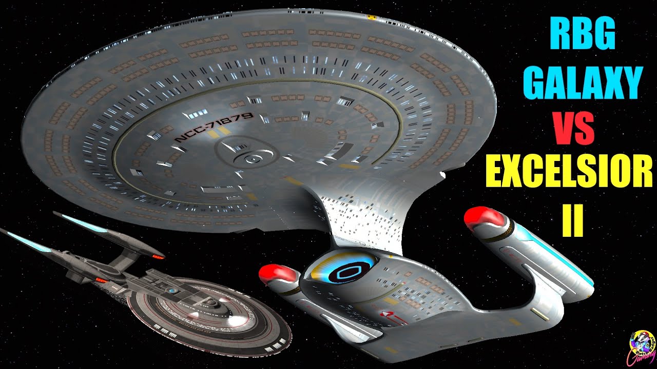 Viewer Request - RBG Galaxy Class VS Excelsior II - Both Ways - Star Trek Starship Battles
