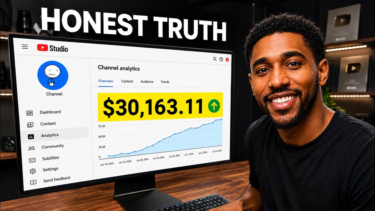 Как я создал YouTube-канал без лица с доходом $30 000 в месяц с помощью ИИ-инструментов