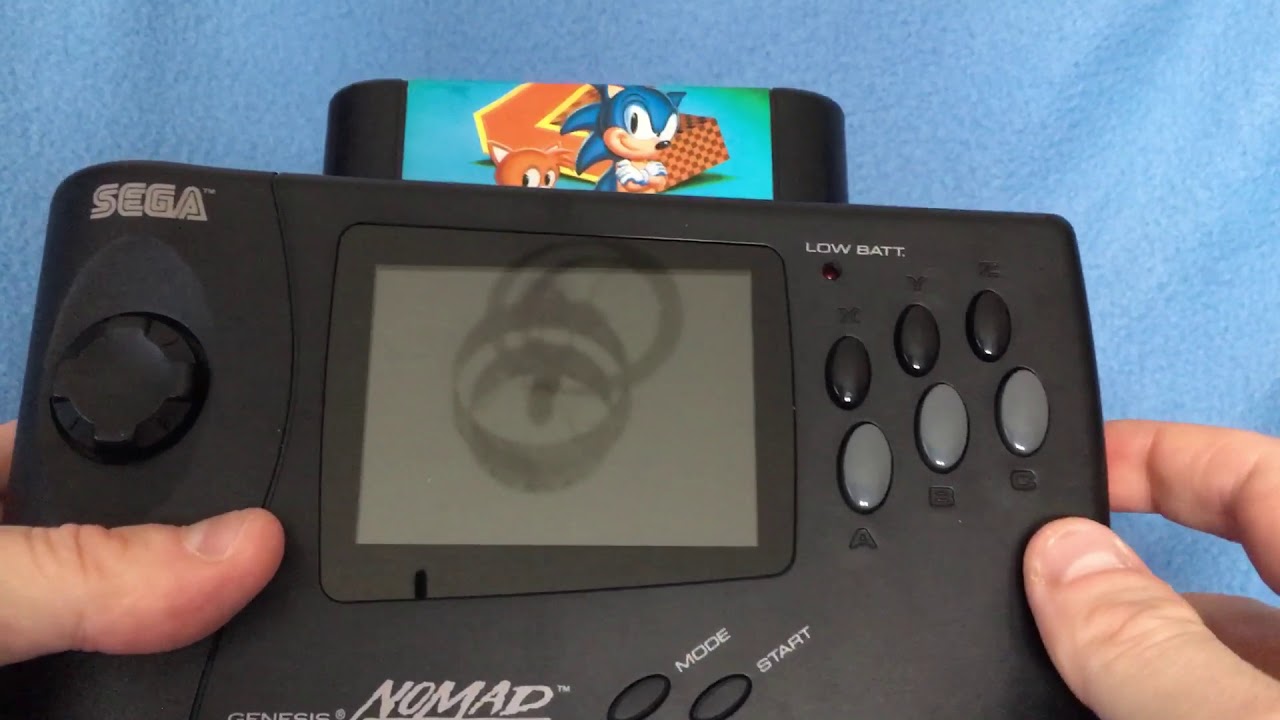 Sega Nomad with LCD mod