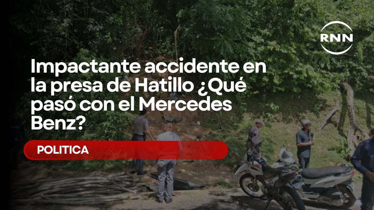 Impactante accidente en la presa de Hatillo ¿Qué pasó con el Mercedes Benz?