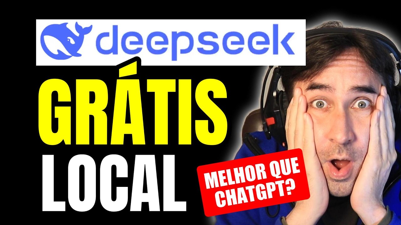 Como Usar o DeepSeek R1 Grátis Local Off-Line com LM Studio e Ollama | Melhor que ChatGPT?